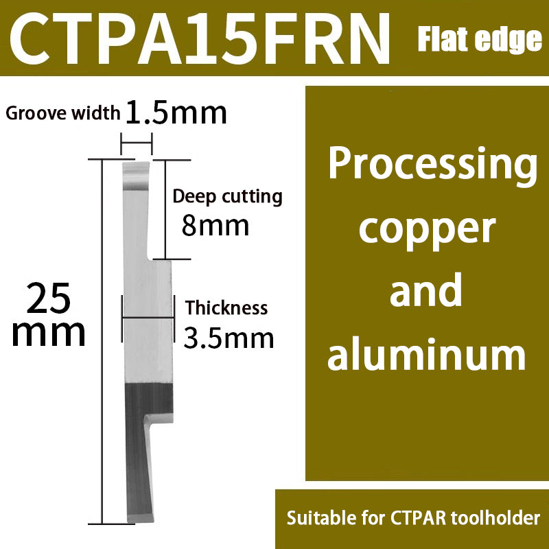 98-CTPA15FRN Swiss CNC Machine Blade Flat Bevel Groove Cutting Tool Shandong Denso Pricision Tools Co.,Ltd.